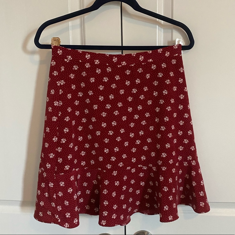 Banana Republic Floral Printed Flowy Skirt